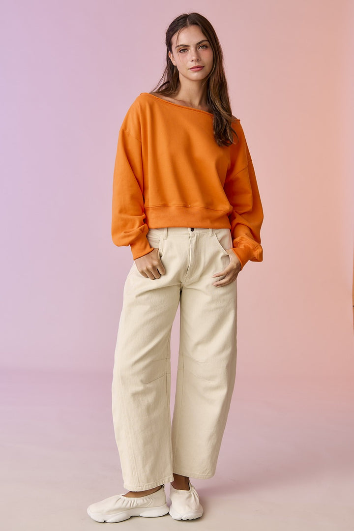 Nora Barrel Pants  - Mid-Rise - Wide-Leg
