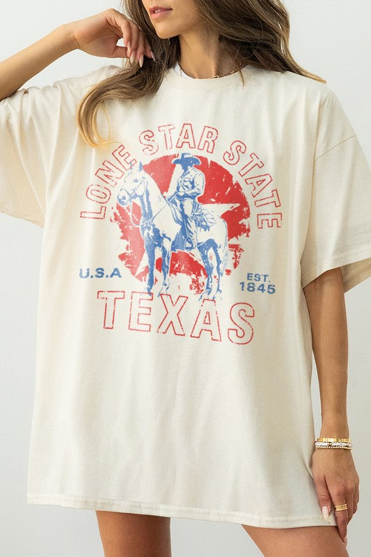 Lone Star State Texas Graphic Comfort Colors Tee