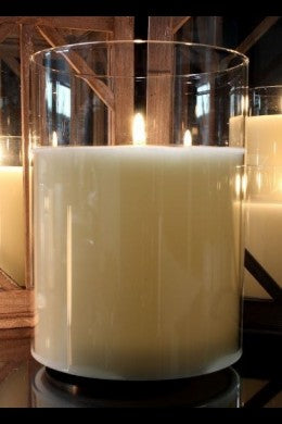 SIMPLY IVORY RADIANCE POURED CANDLE 5.75x9.75"