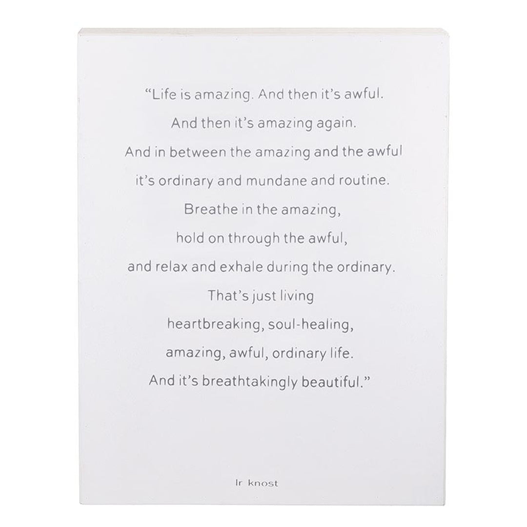 Face to Face Cadet Case Word Board - Life Is Amazing