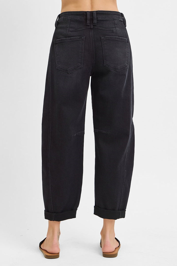 RISEN HIGH RISE BARREL JEANS