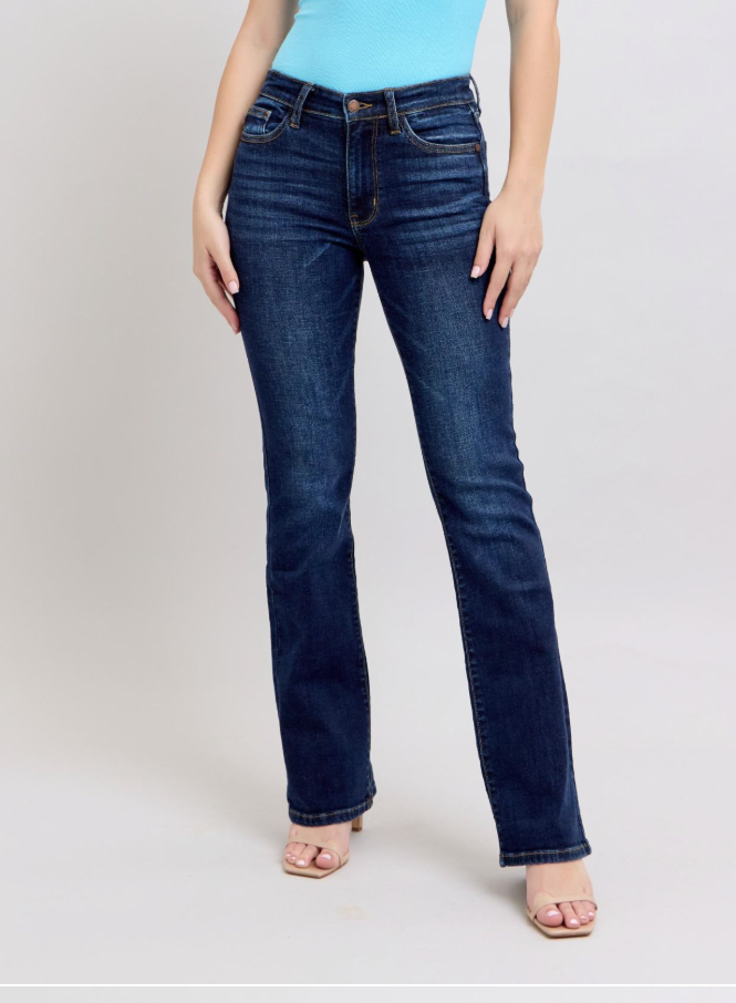Judy Blue Mid Rise Boot Cut Jeans