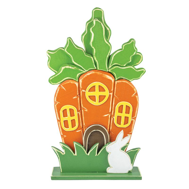Wooden Carrot Home Decoration