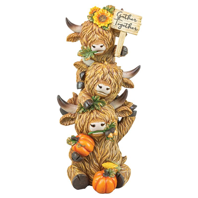 Harvest Highland Cow Stacker