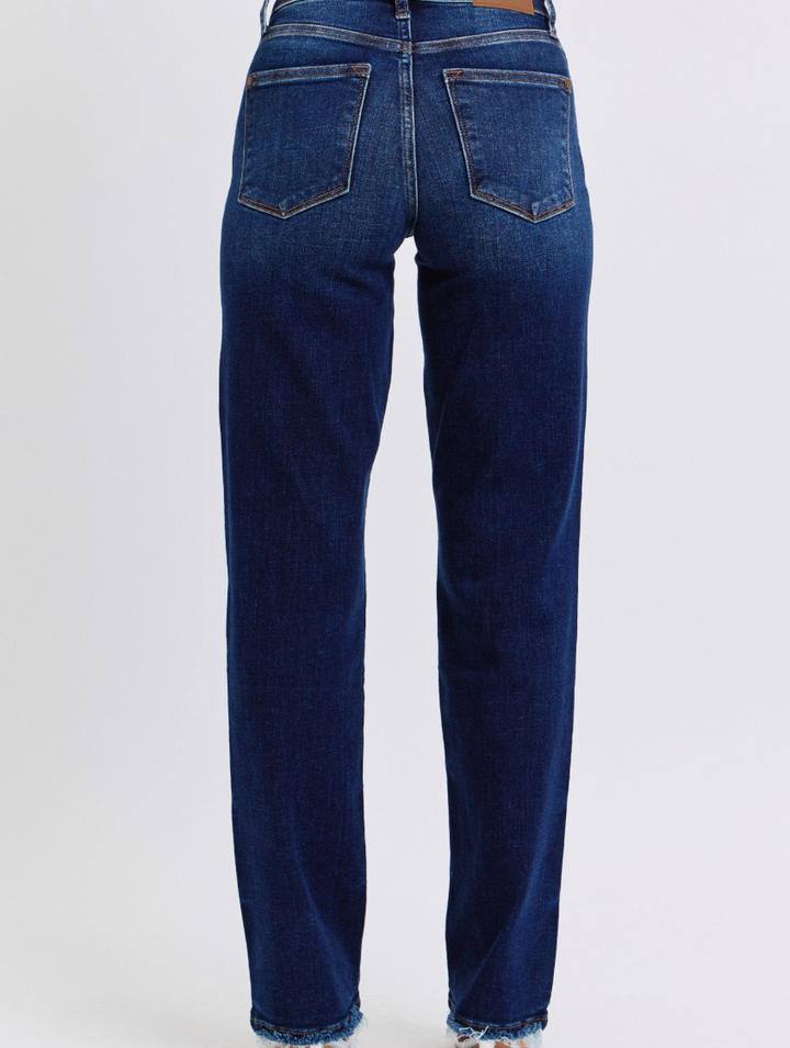 Judy Blue Straight Leg Fray Hem