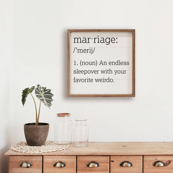 Marriage The Endless Sleepover White