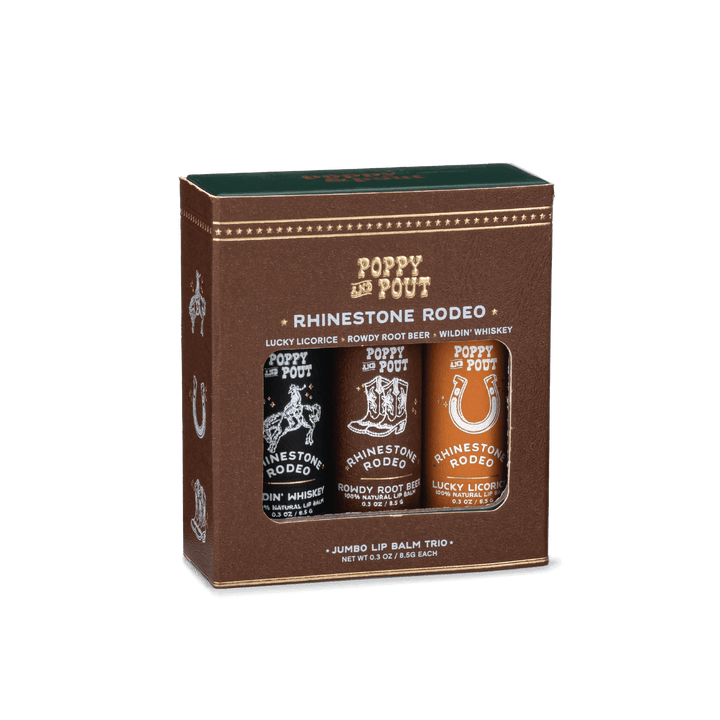 Gift Set, Lip Balm Trio, Rhinestone Rodeo