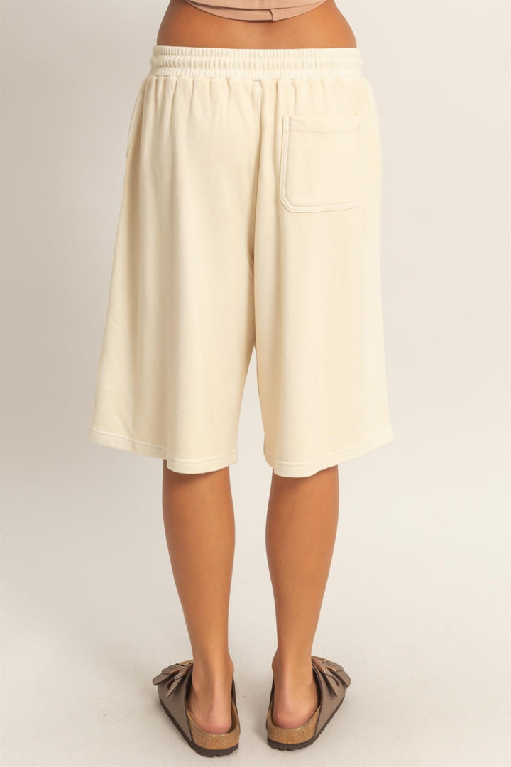 French Terry Bermuda Shorts