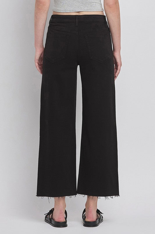 Vervet High Rise Crop Wide Leg