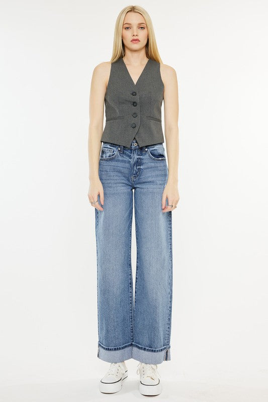 Savannah KanCan High-RIse Wide- Leg