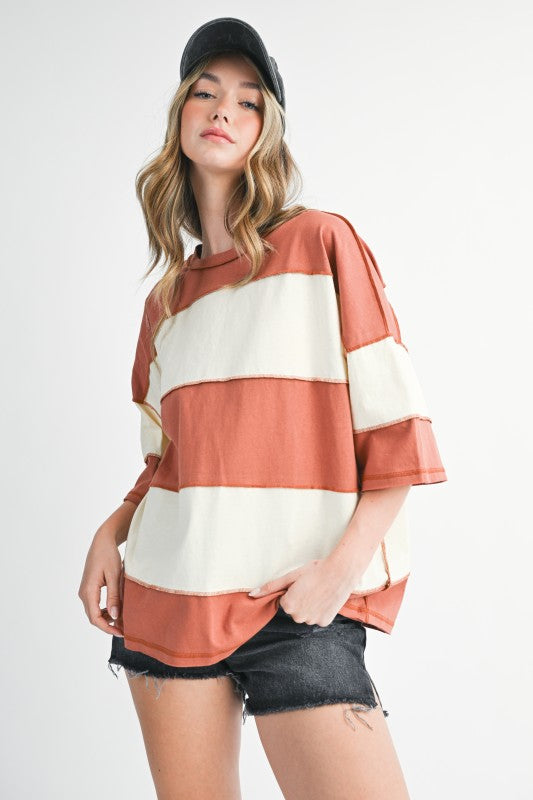 Polly Color Block Top