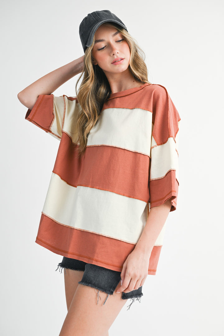 Polly Color Block Top