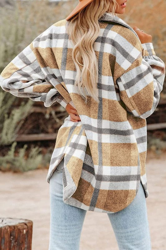 Long Sleeve Flannel Shacket