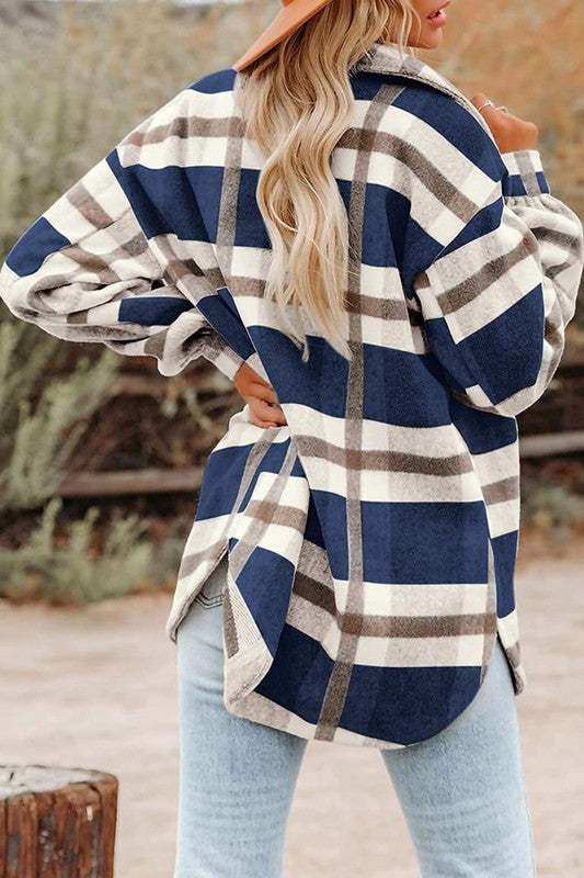 Long Sleeve Flannel Shacket