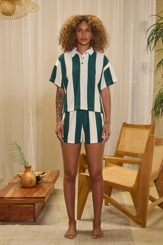 Rugby Top & Shorts Set