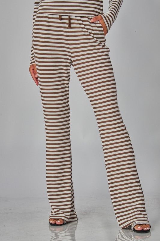 Soft Striped Lounge Set