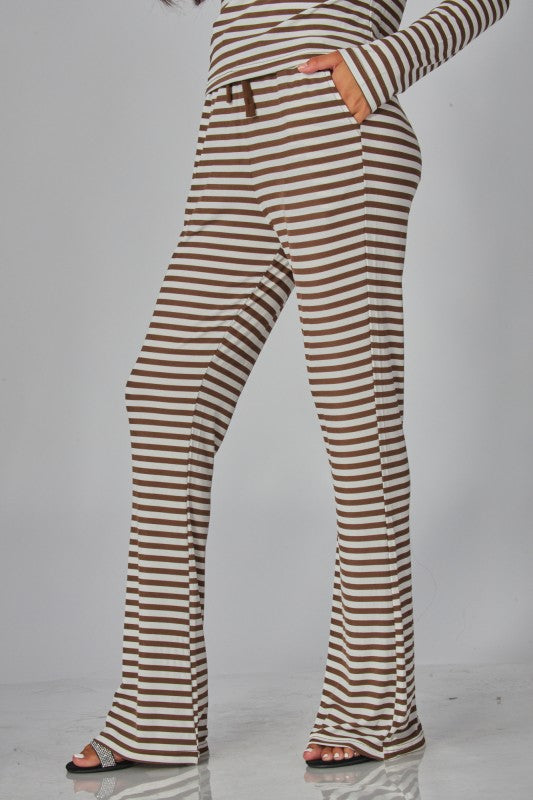 Soft Striped Lounge Set