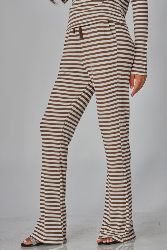 Soft Striped Lounge Set