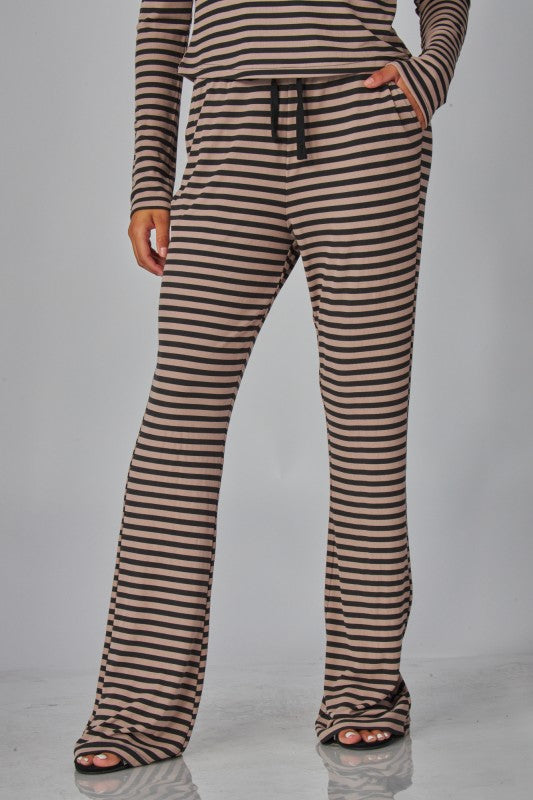 Soft Striped Lounge Set