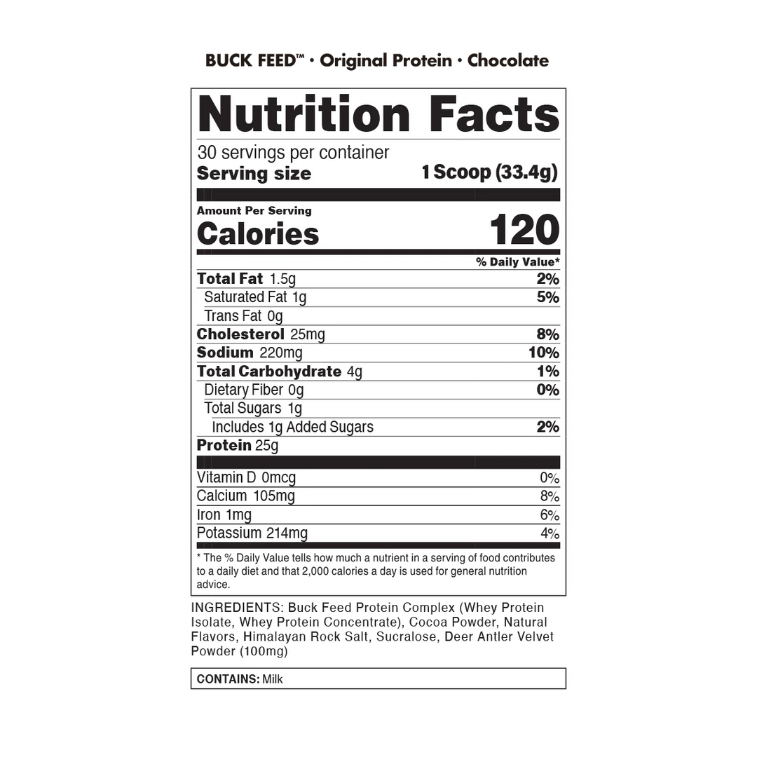 Bucked UP Buck Feed ALL NATURAL Protein