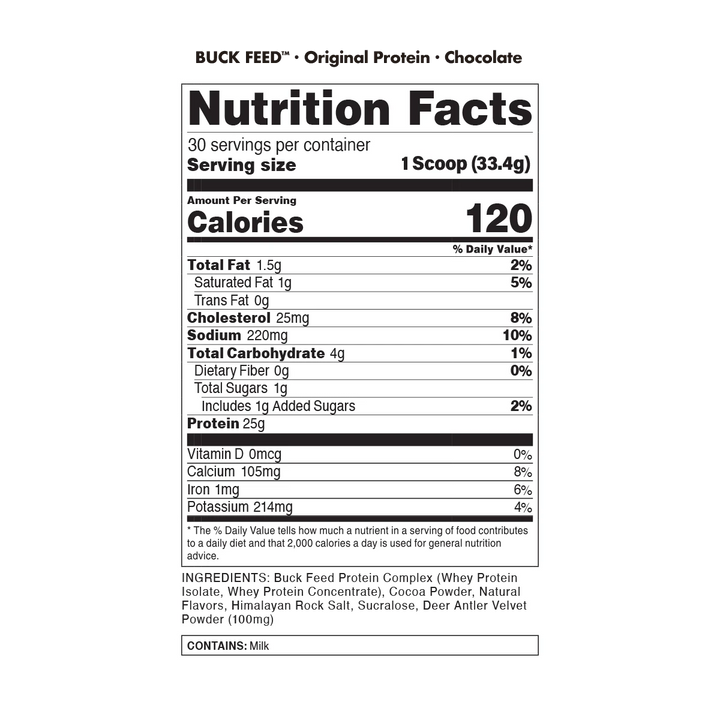 Bucked UP Buck Feed ALL NATURAL Protein