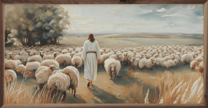 Jesus With His Flock