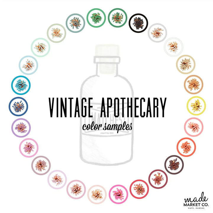 Mini Apothecary Vintage Sage Matches