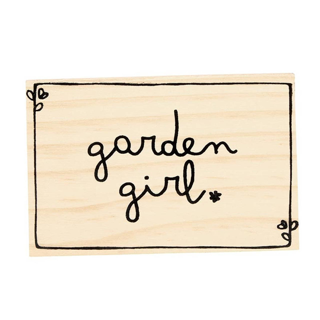 Link Chain Charm Necklace - Garden Girl