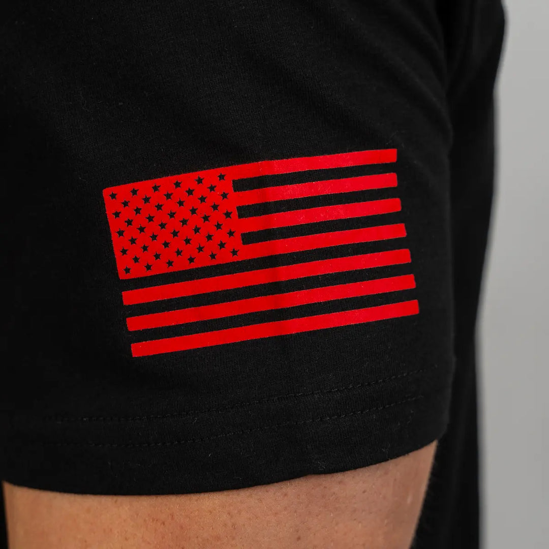 Bucked Up Flag Tee