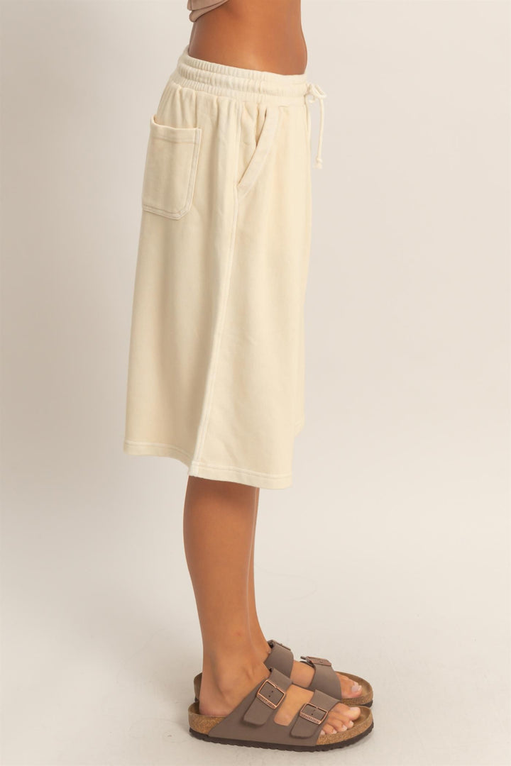 French Terry Bermuda Shorts