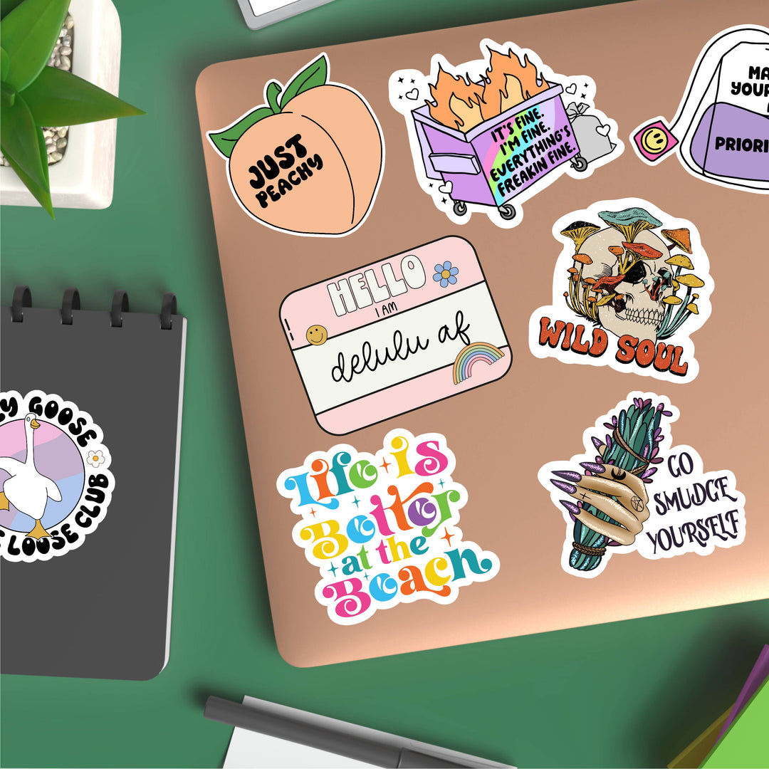 Please Be Patient with Me I'm from the 1900s Vinyl Sticker