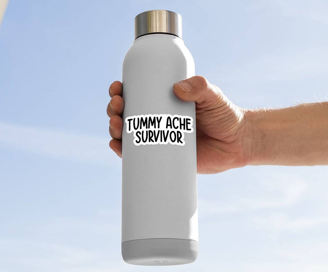 Tummy Ache Survivor Sticker