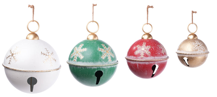 Multi Color Metallic Stars Bell Hang