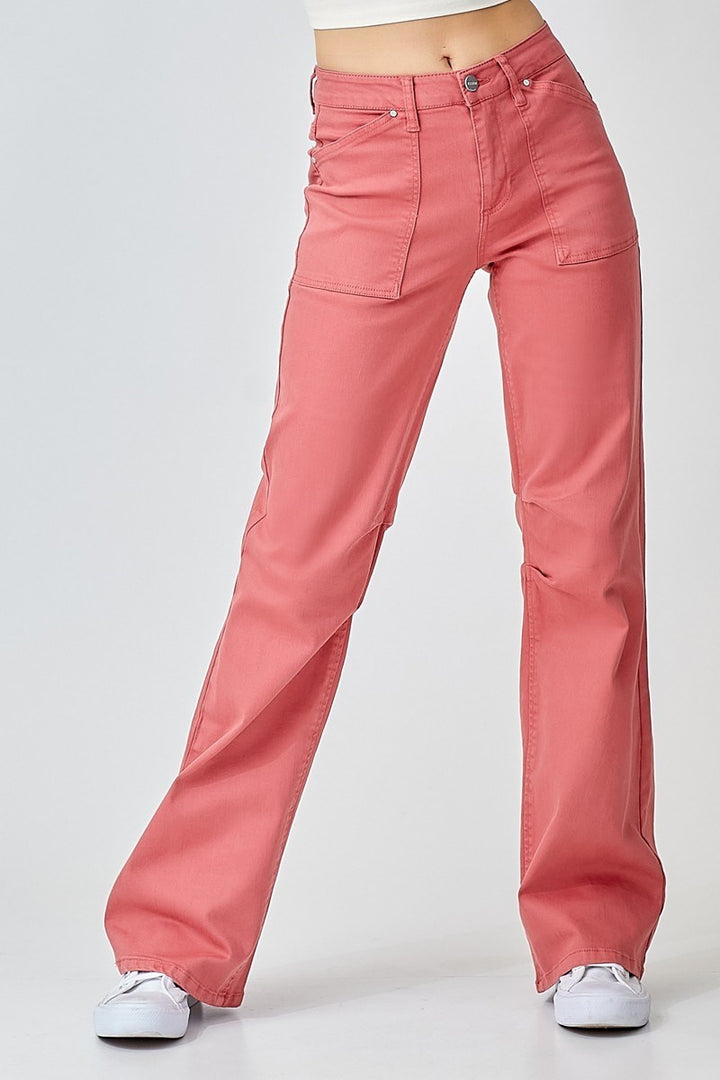 HIGH RISE WIDE LEG RELAXED JEANS