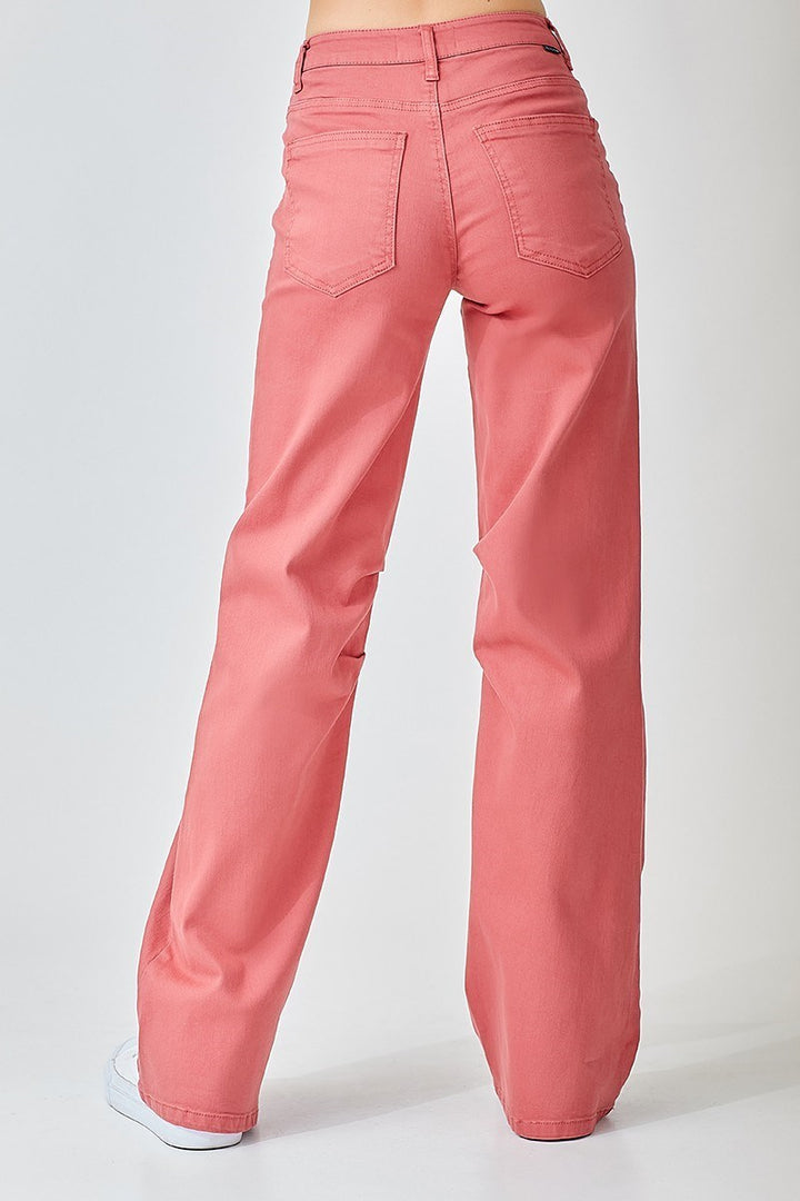 HIGH RISE WIDE LEG RELAXED JEANS