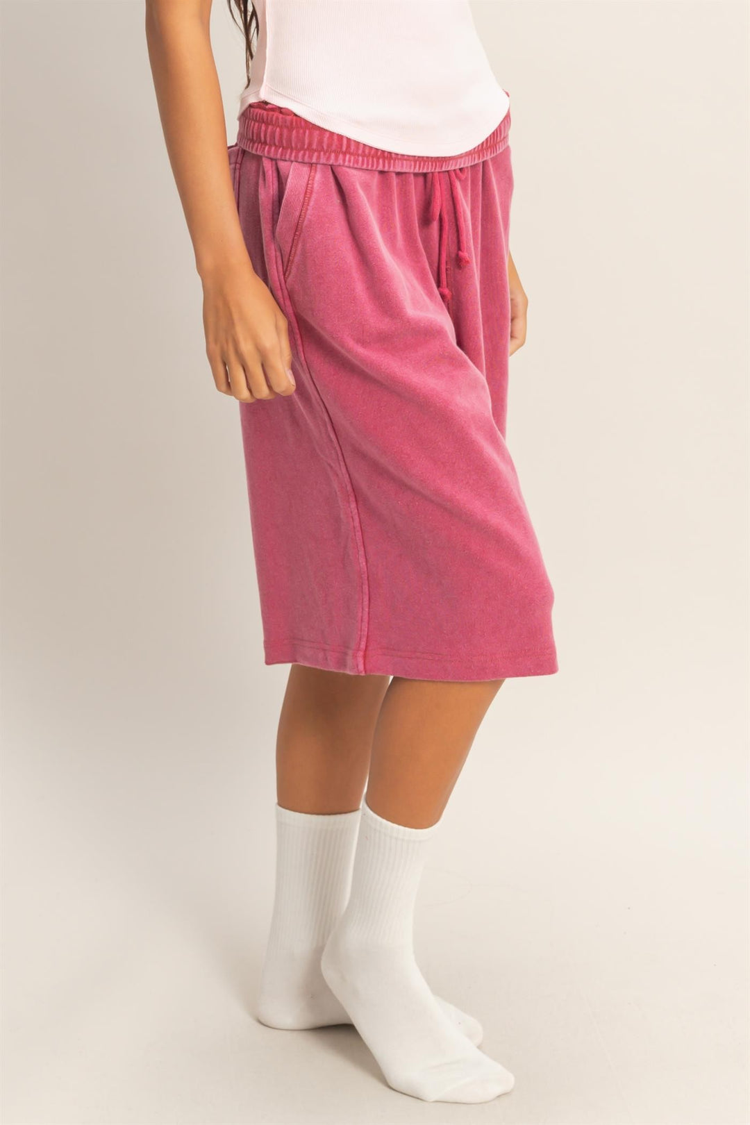 French Terry Bermuda Shorts