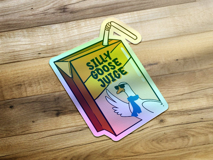 Silly Goose Juice Sticker