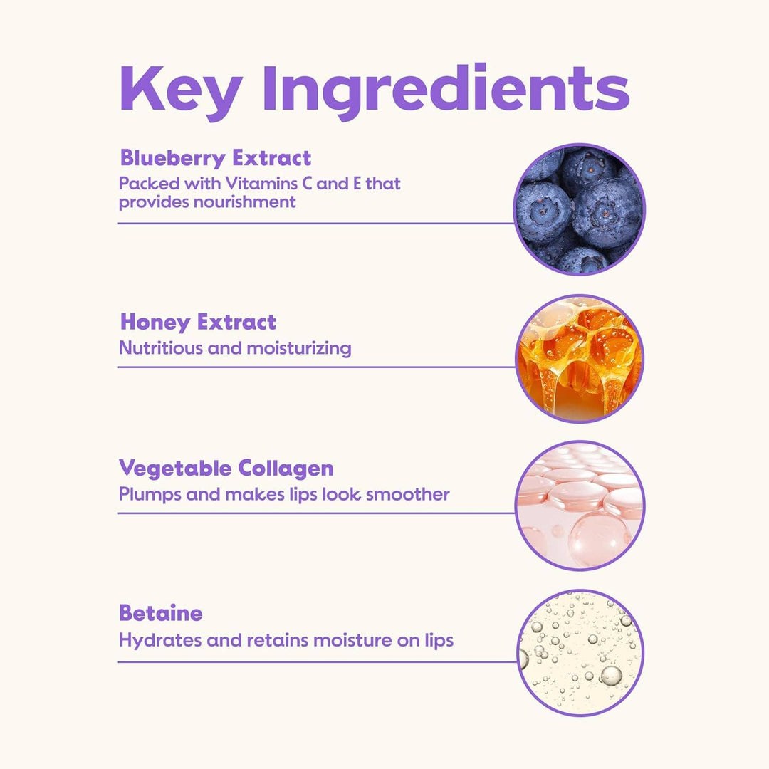 FRUDIA Blueberry Hydrating Honey Lip Balm Tube
