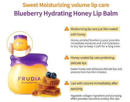 FRUDIA Hydrating Honey Lip Balm