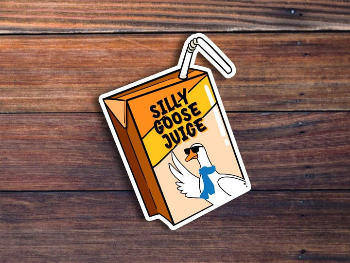 Silly Goose Juice Sticker