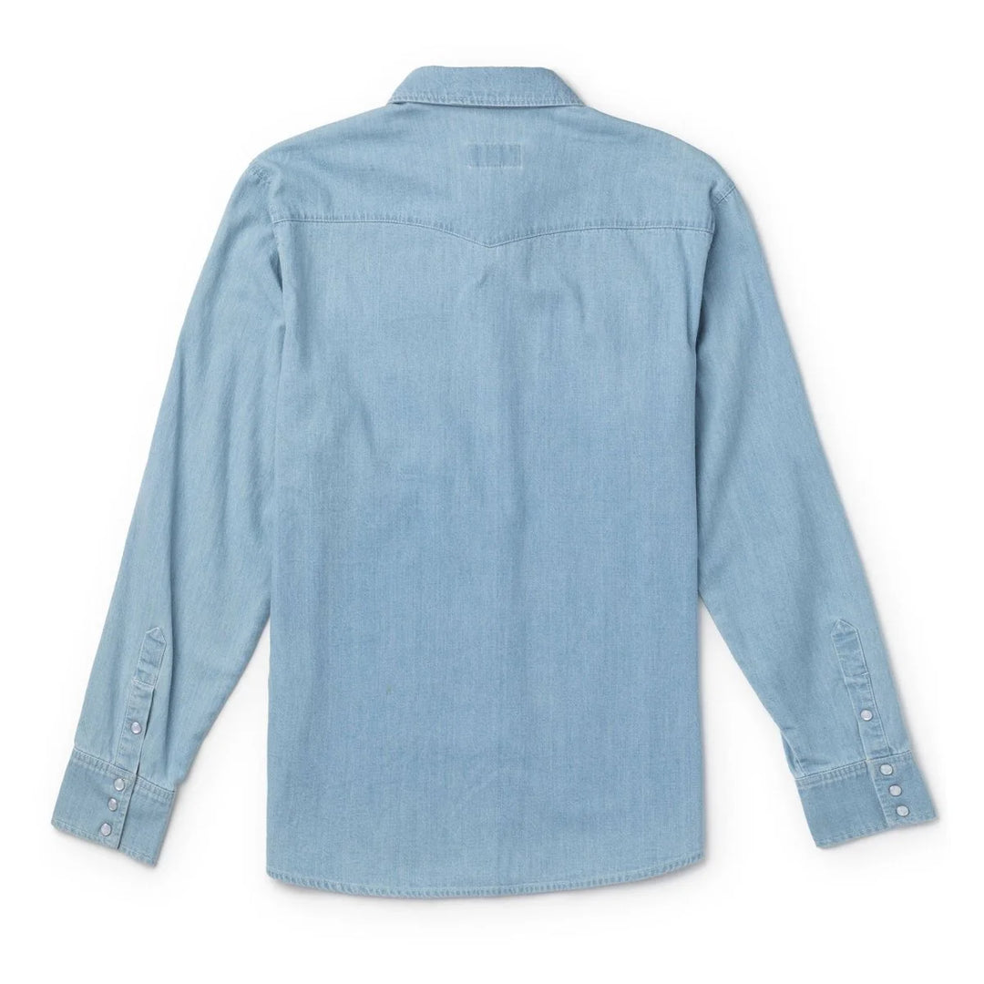 Seager Reagan Pearl Snap Light Wash
